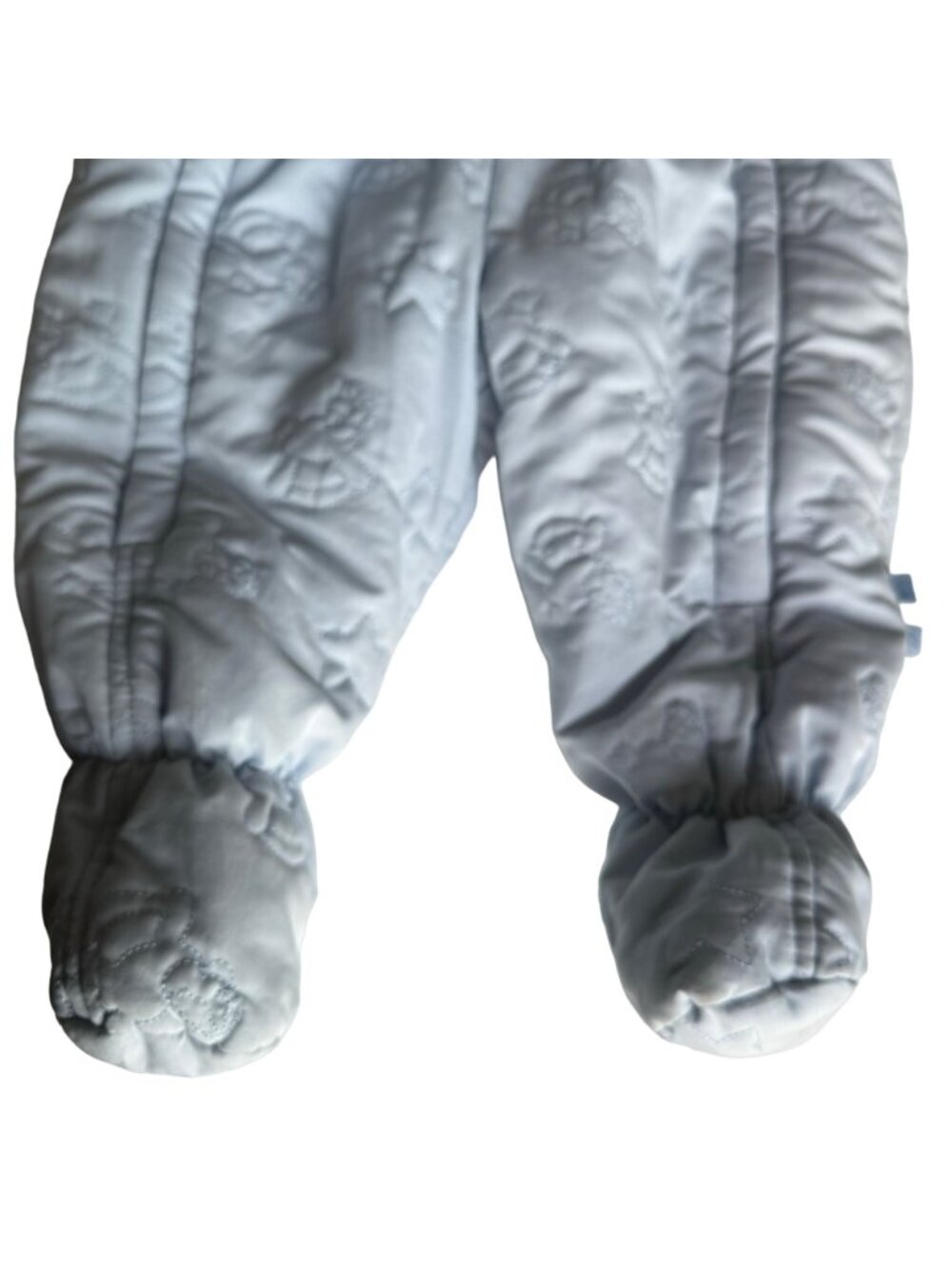 Le Petit Rothschild Infant Snowsuit 6mo Attached Mittens Booties Puffer Bunting - Picture 11 of 14